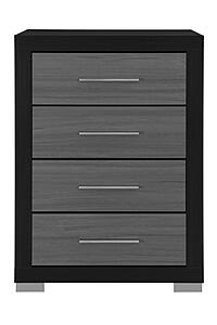 Emma Black/Grey Chest by Global Furniture