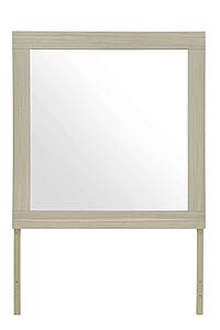 Emma Natural/White Mirror by Global Furniture