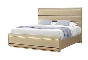 Genesis Gold King Bed Group by Global Furniture