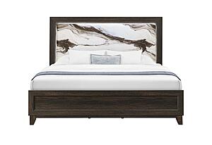 Harmony Brown King Bed Group by Global Furniture