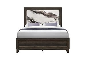 Harmony Brown Full Bed w/LED by Global Furniture