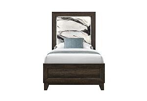 Harmony Brown Twin Bed Group by Global Furniture