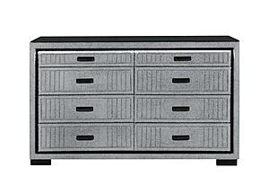 Isabella Grey Dresser w/LED by Global Furniture