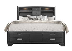 Jordyn Grey Queen Bed Group by Global Furniture