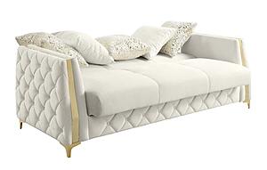 Lippa Upholstery 3 piece Sofa Set - Off White by Galaxy Furniture