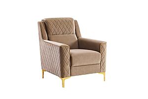 Lisa Velvet Upholstery Chair - Copper by Galaxy Furniture