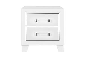 Luccia White Nightstand by Global Furniture