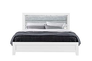Luccia White Full Bed w/LED by Global Furniture