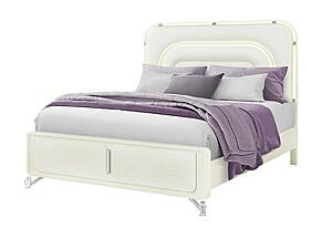 Lyra Beige King Bed w/LED by Global Furniture