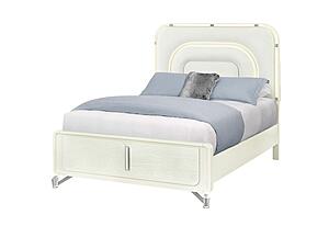 Lyra Beige Queen Bed Group by Global Furniture
