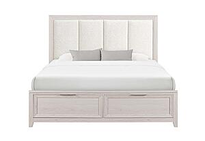 Mariah Beige King Bed by Global Furniture