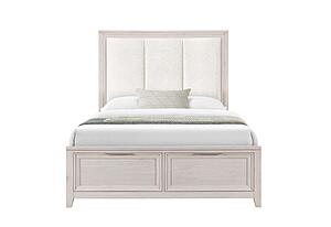 Mariah Beige Queen Bed by Global Furniture