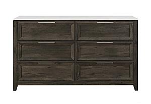 Mariah Dark Brown Dresser by Global Furniture