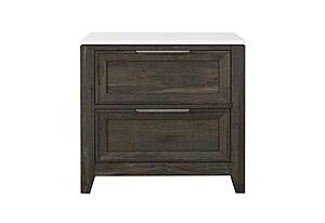 Mariah Dark Brown Nightstand by Global Furniture