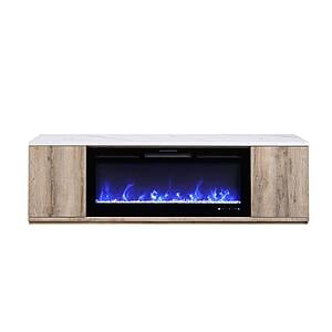Maya Natural 71" Entertainment Unit w/Speaker by Global Furniture