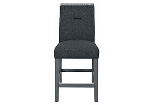 Monaco Bar Stool Dark Grey by Global Furniture