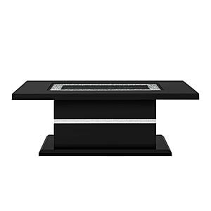 Monaco Black Coffee Table by Global Furniture