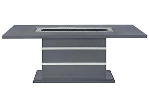 Monaco Dark Grey Dining Table by Global Furniture
