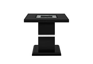 Monaco Black End Table by Global Furniture