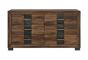 Optimus Brown/Black Dresser by Global Furniture