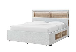 Sadie/Clara Beige Queen Bed Group by Global Furniture
