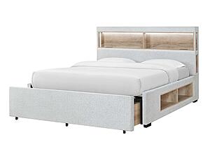 Sadie/Mariah Beige King Bed Group by Global Furniture
