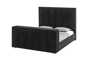 Serenity Onyx Queen Bed w/Speaker, TV Lift & Fireplace by Global Furniture
