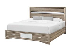 Seville Natural Queen Bed Group by Global Furniture