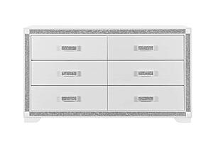 Soleil White Dresser by Global Furniture