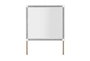 Soleil White Mirror by Global Furniture
