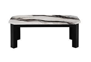 T06 Black/White Coffee Table & 2 End Tables by Global Furniture