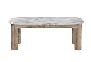 T06 White/Natural Coffee Table by Global Furniture