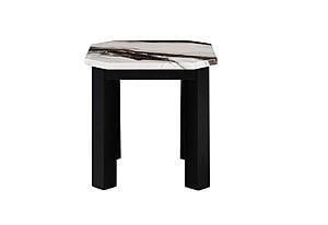 T06 White/Natural End Table by Global Furniture
