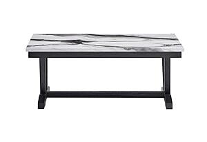 T1319 Black/White Coffee Table by Global Furniture