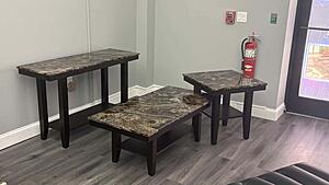 T4355 Dark Brown Coffee Table by Global Furniture