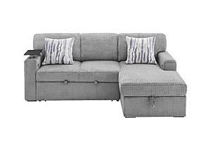 U0214 Grey Sofa Bed by Global Furniture