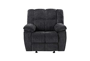 U6000 Black Glider Recliner by Global Furniture