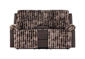 U6028 Brown Console Reclining Loveseat by Global Furniture