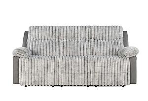 U6028 Grey Reclining Sofa/Console Reclining Loveseat/Glider Recliner by Global Furniture