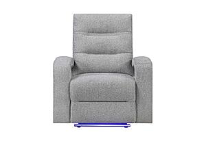 U6611 Grey 15 Power Recliner w/LED by Global Furniture