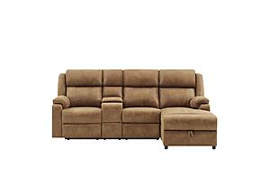 U6980 Brown Sectional by Global Furniture