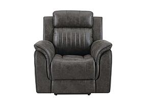 U8517 Grey Glider Recliner by Global Furniture