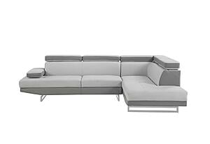 U9784 Light Grey/ Dark Grey Right Arm Facing Sectional by Global Furniture