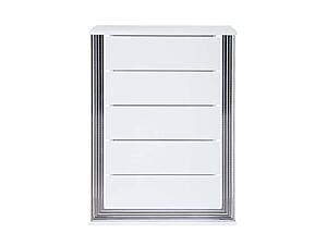 Ylime Smooth White Chest w/LED by Global Furniture