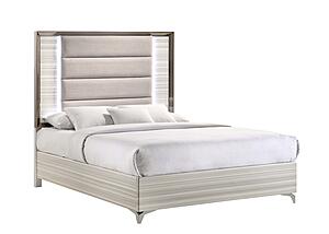 Zambrano White Queen Bed Group by Global Furniture