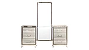 Zambrano White Vanity Set by Global Furniture
