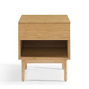 Ria 1 Drawer Nightstand - Caramelized by Greenington