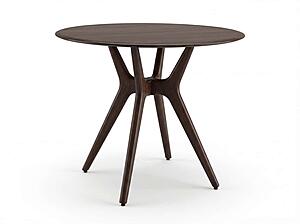 36" Sitka Round Dining Table - Black Walnut by Greenington