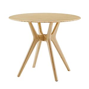 36" Sitka Round Dining Table - Wheat by Greenington