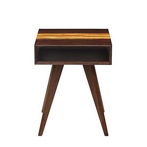 Azara Tiger End Table - Sable by Greenington